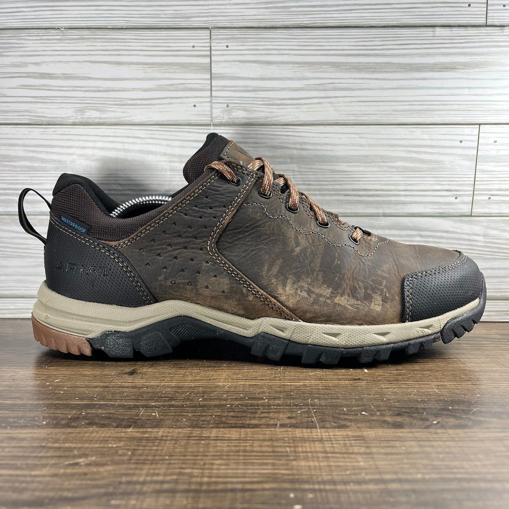 Ariat Skyline Low Waterproof Hiking Men's Brown Shoes - Men's Size 10.5 (D) - Picture 1 of 9